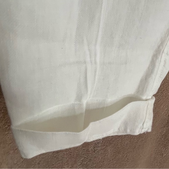 Linen and Cotton White Pants - Picture 13 of 16